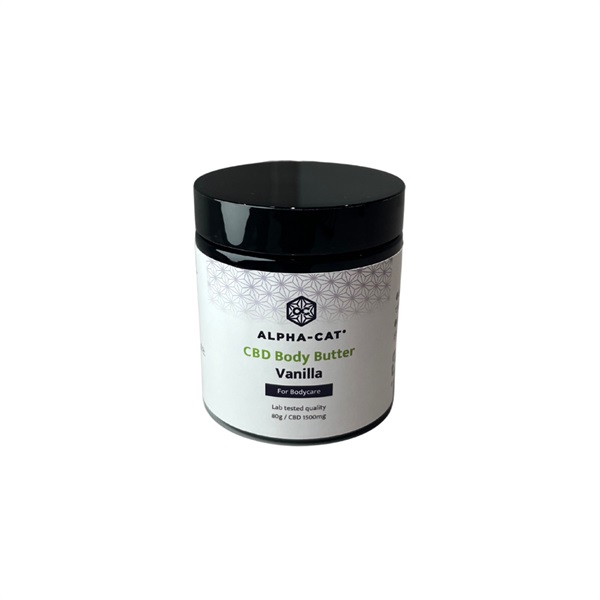 ALPHA-CAT CBD Body Butter Vanilla 1500mg
