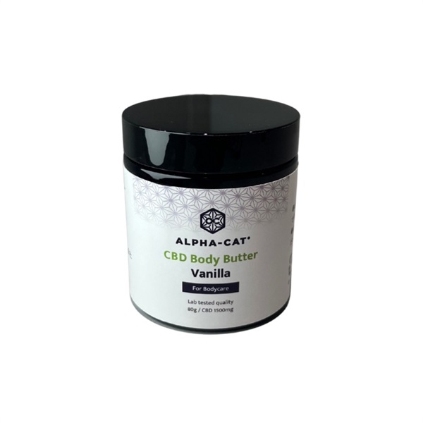 ALPHA-CAT CBD Body Butter Vanilla 1500mg