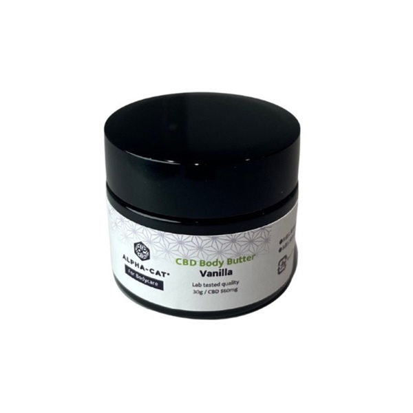 ALPHA-CAT CBD Body Butter Vanilla 560mg