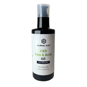 ALPHA-CAT CBD Face & Body Oil 180mL