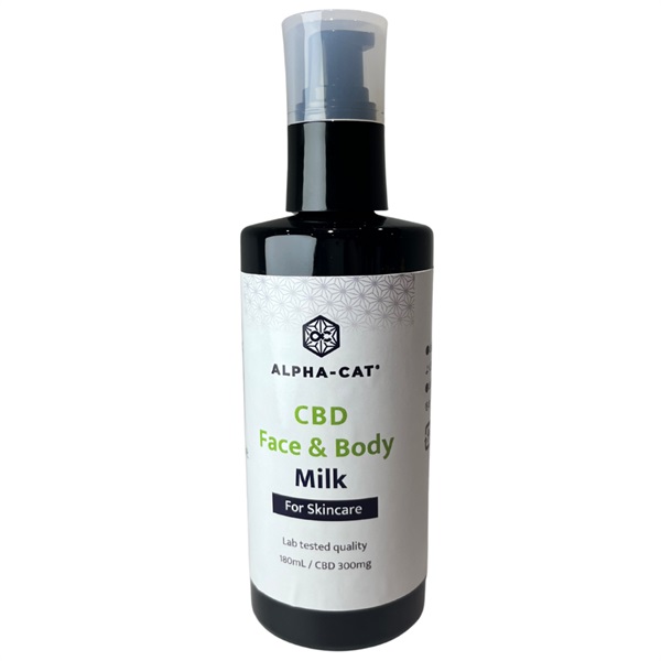 ALPHA-CAT CBD Face & Body Milk 180mL